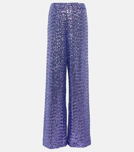 OsÃ©ree Sequined high-rise wide-leg pants - Oseree - Modalova