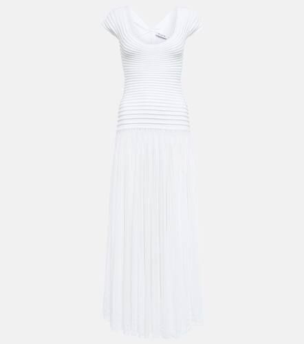 Alaïa Abito midi in maglia a coste - Alaia - Modalova