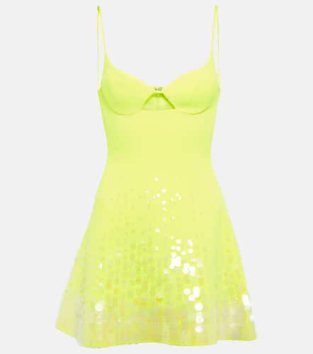 Paillettes embellished minidress - David Koma - Modalova