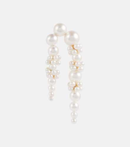 Palais de Nuit 14kt gold single earring with pearls - Sophie Bille Brahe - Modalova