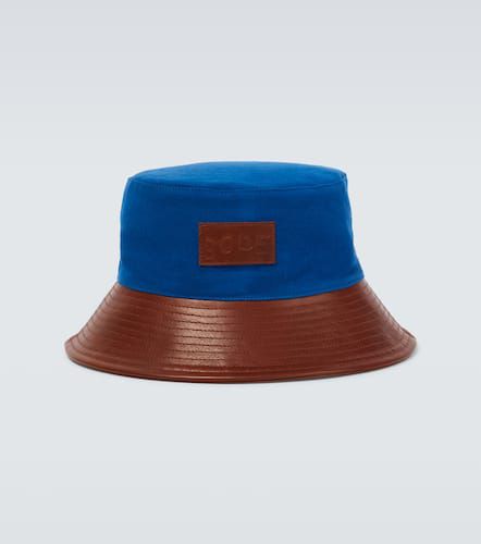 Bode Cotton and leather bucket hat - Bode - Modalova
