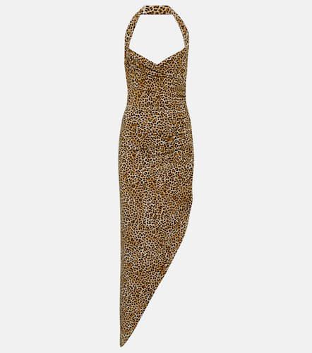 Cayla leopard-print asymmetric maxi dress - Norma Kamali - Modalova
