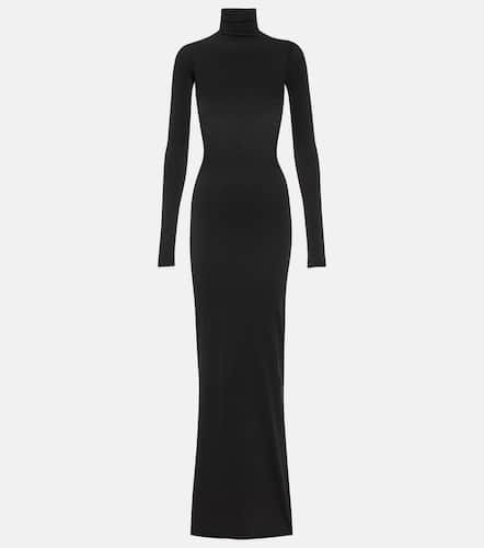 Turtleneck jersey maxi dress - Balenciaga - Modalova