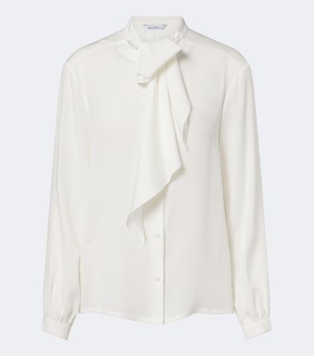 Max Mara Blusa de seda con lazada - Max Mara - Modalova
