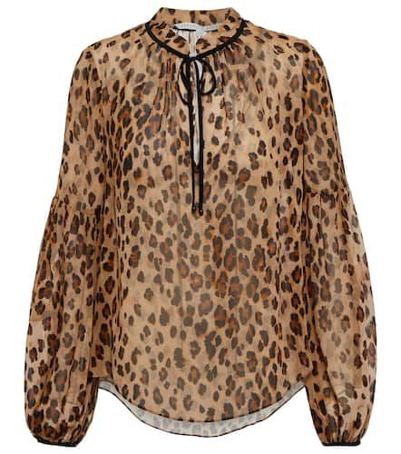 Blusa Casat con stampa leopardata - Veronica Beard - Modalova