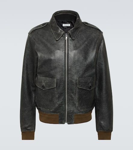 Wyatt leather bomber jacket - The Frankie Shop - Modalova