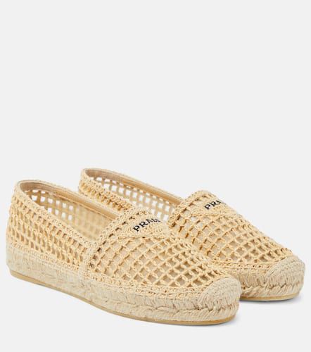 Prada Logo crochet espadrilles - Prada - Modalova