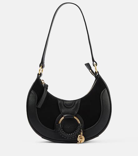 See By ChloÃ© Hana Medium leather and suede shoulder bag - See By Chloe - Modalova