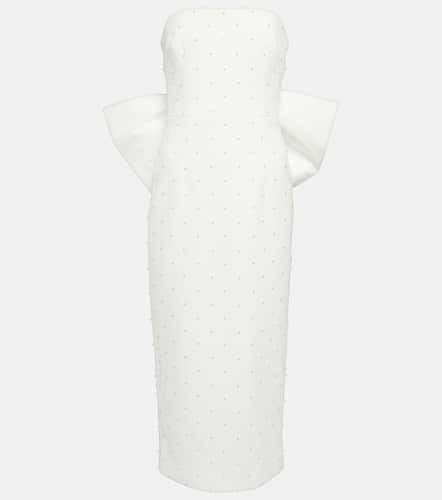 Bridal Verzierte Robe Perle aus Crêpe - Rebecca Vallance - Modalova