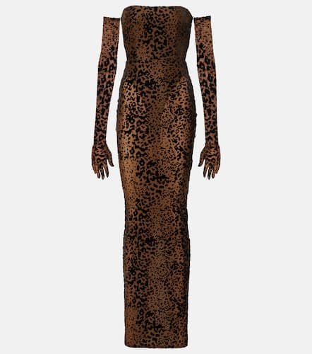 Leopard-print corset gown - Alex Perry - Modalova