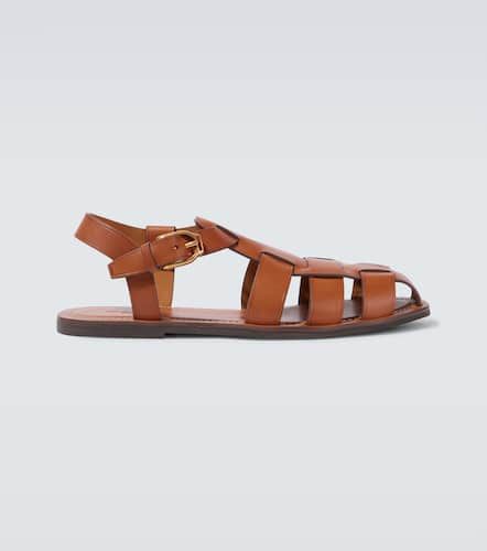 Leather fisherman sandals - Ralph Lauren Purple Label - Modalova