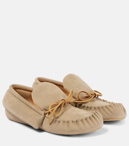 Bow-detail suede loafers - JW Anderson - Modalova