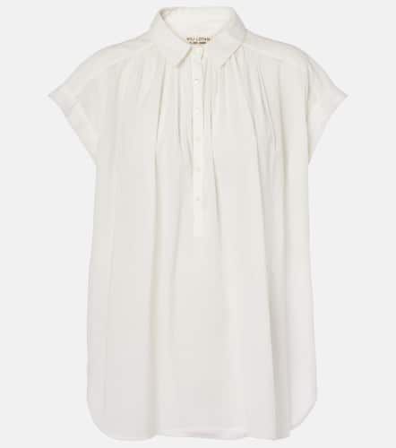 Normandy shirred cotton blouse - Nili Lotan - Modalova