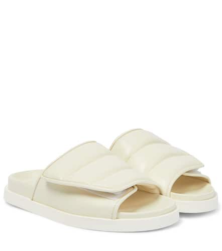 Gia 3 padded leather slides - Gia Borghini - Modalova