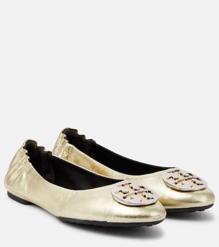 Ballerinas Claire aus Metallic-Leder - Tory Burch - Modalova