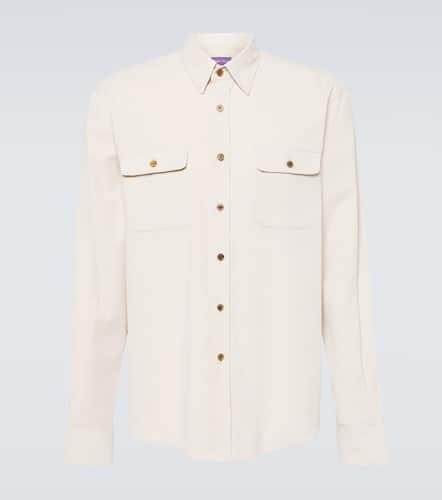 Cotton corduroy shirt - Ralph Lauren Purple Label - Modalova