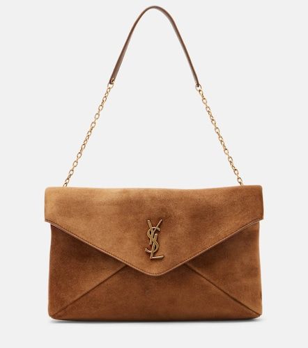 Borsa a spalla Cassandre Large in camoscio - Saint Laurent - Modalova