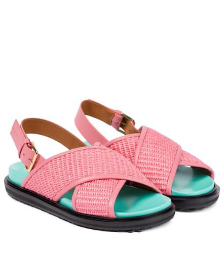 Marni Fussbett raffia sandals - Marni - Modalova