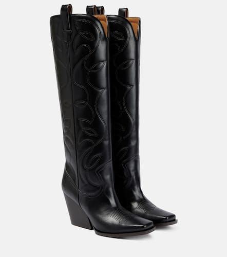 Faux leather cowboy boots - Stella McCartney - Modalova