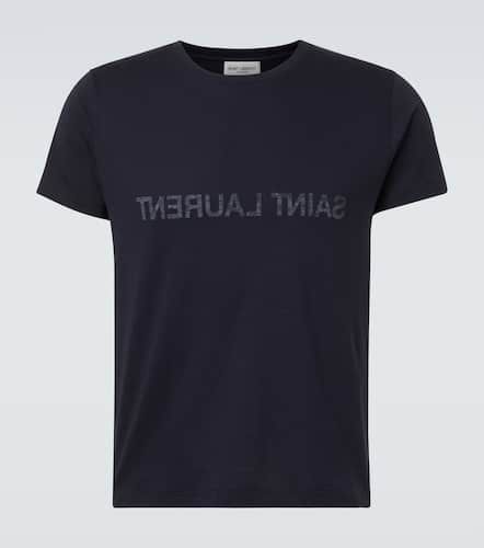 Bedrucktes T-Shirt aus Baumwoll-Jersey - Saint Laurent - Modalova