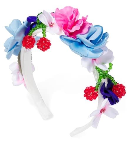 Diadema con aplique floral - Monnalisa - Modalova