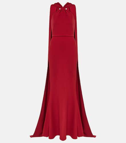 Lilien halterneck crÃªpe gown - Safiyaa - Modalova