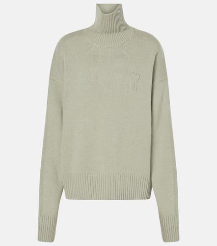 Ami De CÅur wool and cashmere turtleneck sweater - Ami Paris - Modalova