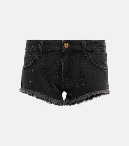 Shorts di jeans a vita bassa - Blumarine - Modalova