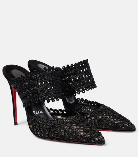 Mules Deia de macramé - Christian Louboutin - Modalova