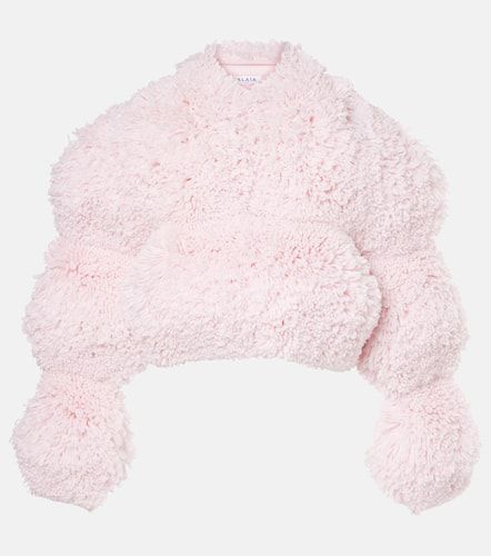 Alaïa Chaqueta de teddy de mezcla de lana - Alaia - Modalova