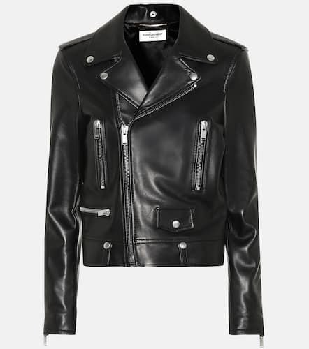 Saint Laurent Leather biker jacket - Saint Laurent - Modalova