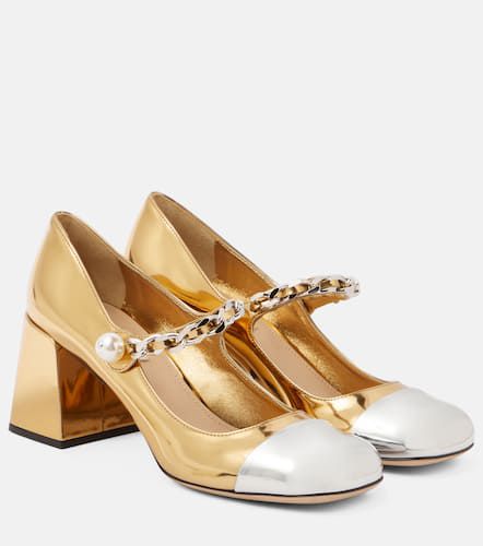 Mary-Jane-Pumps aus Lackleder - Miu Miu - Modalova