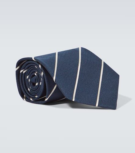 Cravatta in seta a righe - Ralph Lauren Purple Label - Modalova