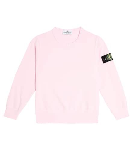 Compass cotton jersey sweatshirt - Stone Island Junior - Modalova