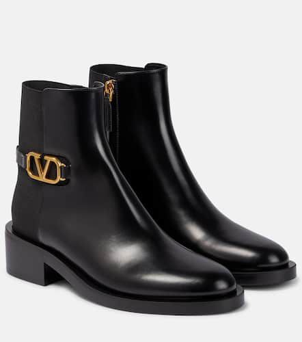 VLogo leather ankle boots - Valentino Garavani - Modalova