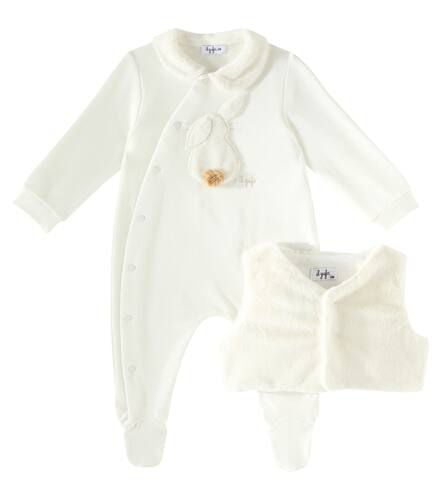 Baby - Tutina e gilet in misto cotone - Il Gufo - Modalova