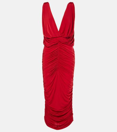 Ruched draped midi dress - Magda Butrym - Modalova