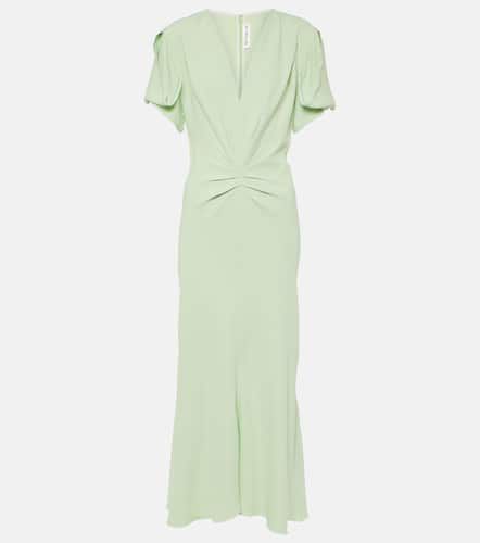 Gathered midi dress - Victoria Beckham - Modalova