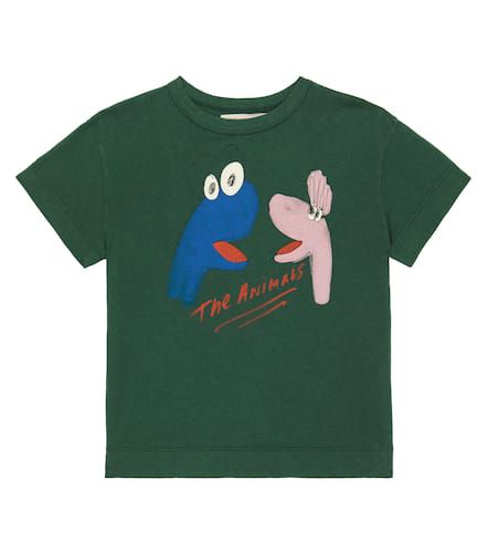 Rooster printed cotton T-shirt - The Animals Observatory - Modalova