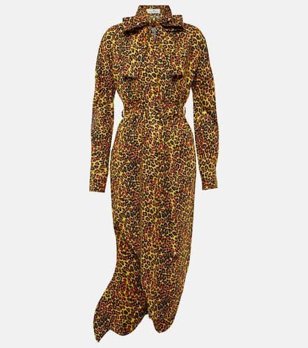 Leopard-print cotton maxi dress - Vivienne Westwood - Modalova
