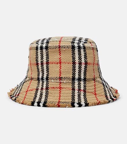 Vintage Check bouclÃ© bucket hat - Burberry - Modalova