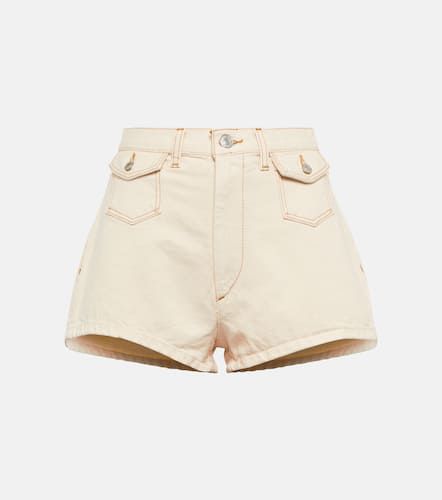 Shorts di jeans 70s Pocket a vita alta - Re/Done - Modalova