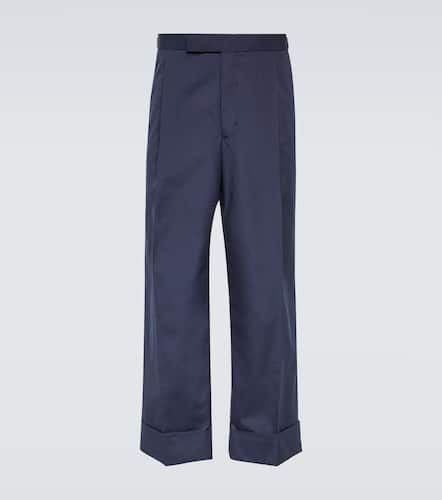 Low-rise cropped wide-leg pants - Thom Browne - Modalova