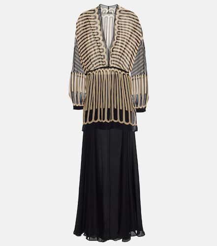 Robe imprimée en soie - Johanna Ortiz - Modalova