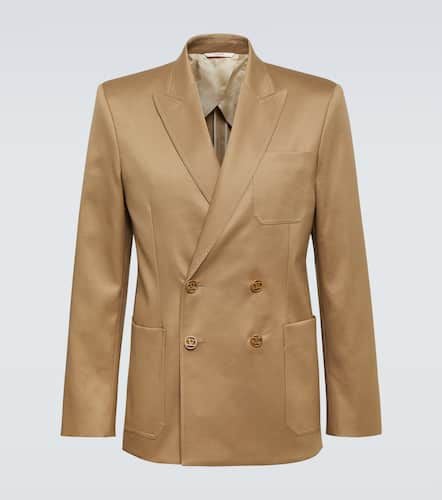 VLogo Signature cotton satin blazer - Valentino - Modalova