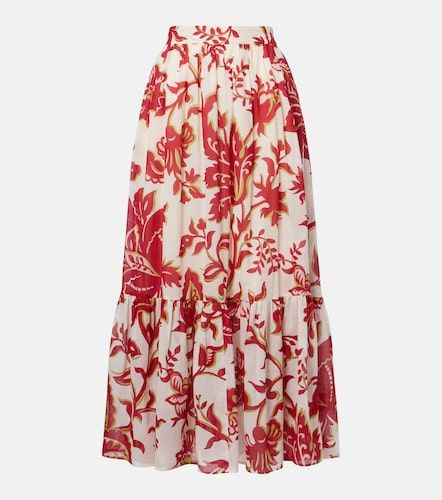 Falda larga de algodón con paisley - Etro - Modalova