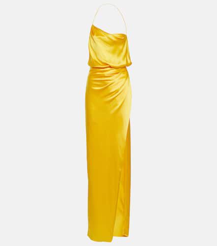 Halterneck silk charmeuse gown - The Sei - Modalova