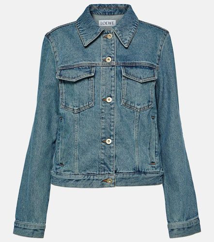 Chaqueta de denim con anagrama - Loewe - Modalova