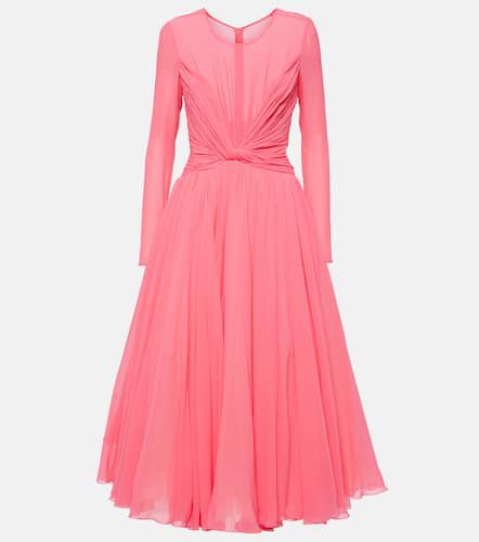 Silk georgette midi dress - Giambattista Valli - Modalova