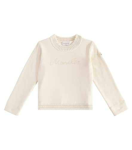 Jersey de algodón con logo - Moncler Enfant - Modalova